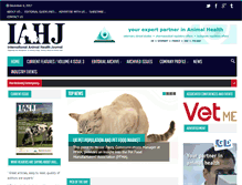 Tablet Screenshot of animalhealthmedia.com